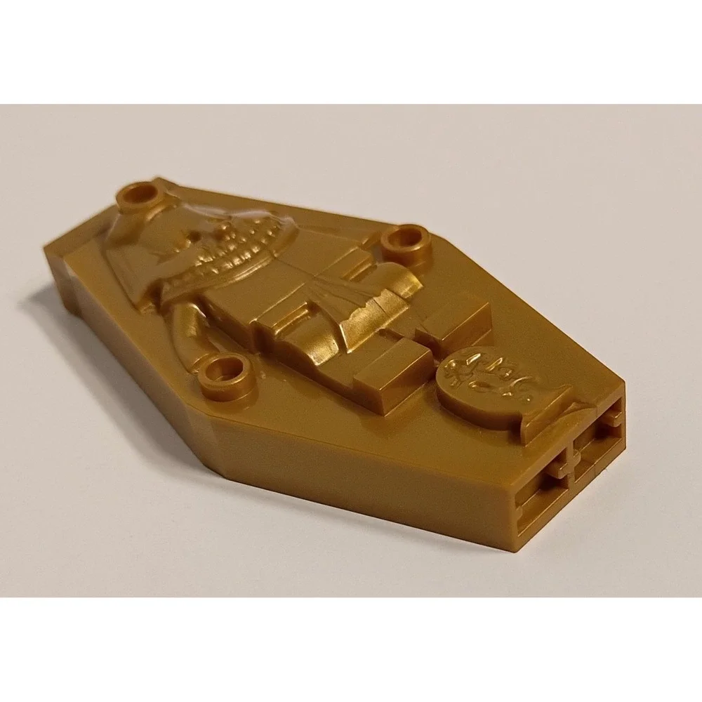 LEGO Container Coffin Lid Only with Embossed Mummy (Sarcophagus) 30164
